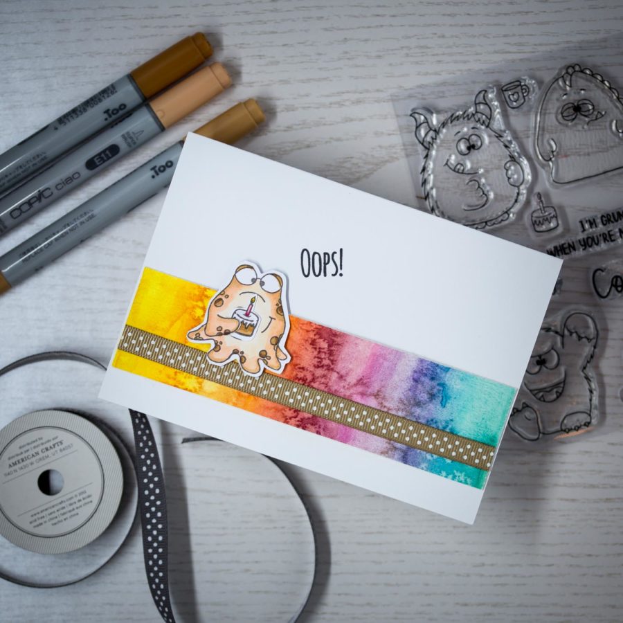 © Gerda Steiner Design_Happy Fall! | © Gerda Steiner Design_Coffee Monster | © Copic_E51 | © Copic_E02 | © Copic_E35 | © Copic_E33 | © Copic_E47 | © Copic_Y08 | © Copic_R27 | © Copic_RV42 | © Tsukineko_StazOn - Jet Black | © Tsukineko_Memento - Espresso Truffle  Geburtstag, Karte, handmade