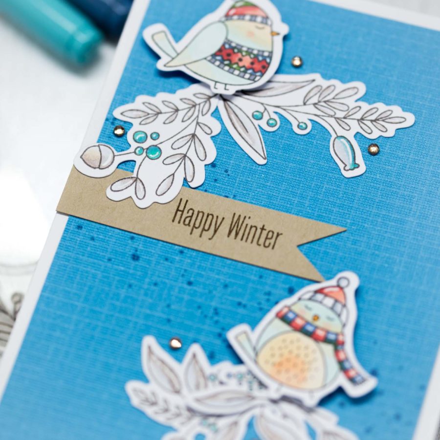 © Stampin'Up_Gorgeous Grunge | © My Favorite Things_Winter Songbird | © Copic_C5 | © Copic_R27 | © Copic_C7 | © Copic_RV42 | © Copic_YG67 | © Copic_BG15 | © Copic_E51 | © Copic_C1 | © Copic_B97 | © Copic_BG10 | © Copic_E02 | © Copic_YR04 | © Copic_RV29 | © Copic_B23 | © Copic_E71 | © Ranger Ink_Distress Ink - Faded Jeans | © Ranger Ink_Distress Ink - Walnut Stain | © Tsukineko_Memento - Espresso Truffle |
